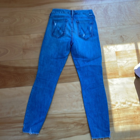 Mother jeans the looker ankle step fray size 27 color where there’s smoke - Picture 3 of 3